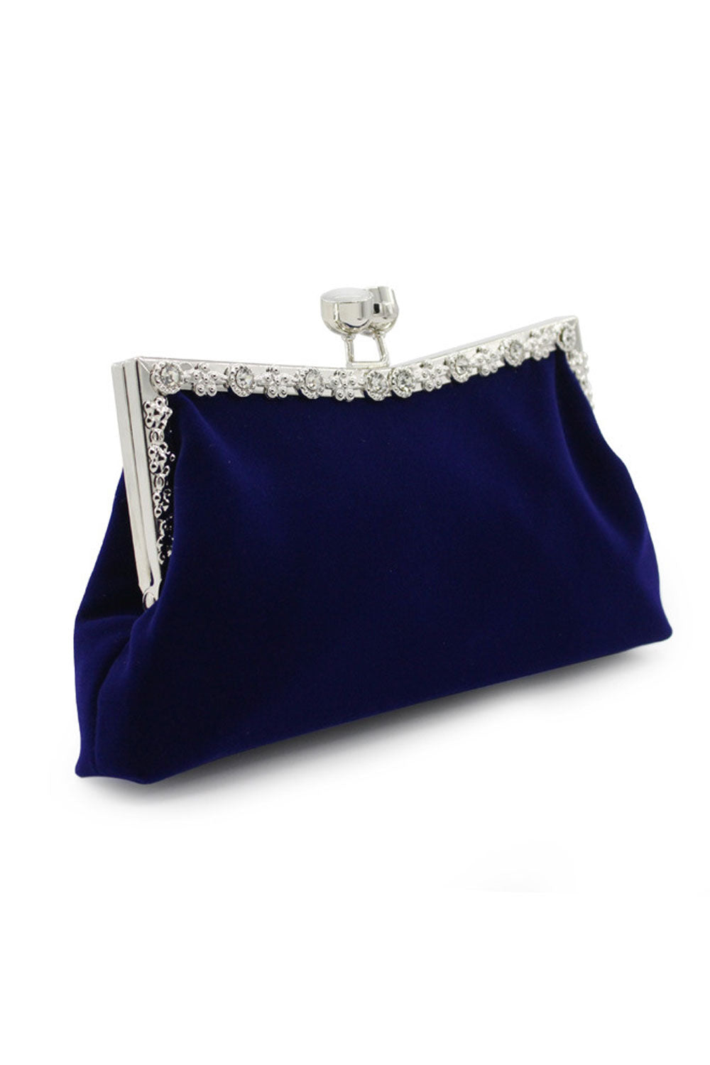 Women Elegant Solid Color Evening Clutch Bag