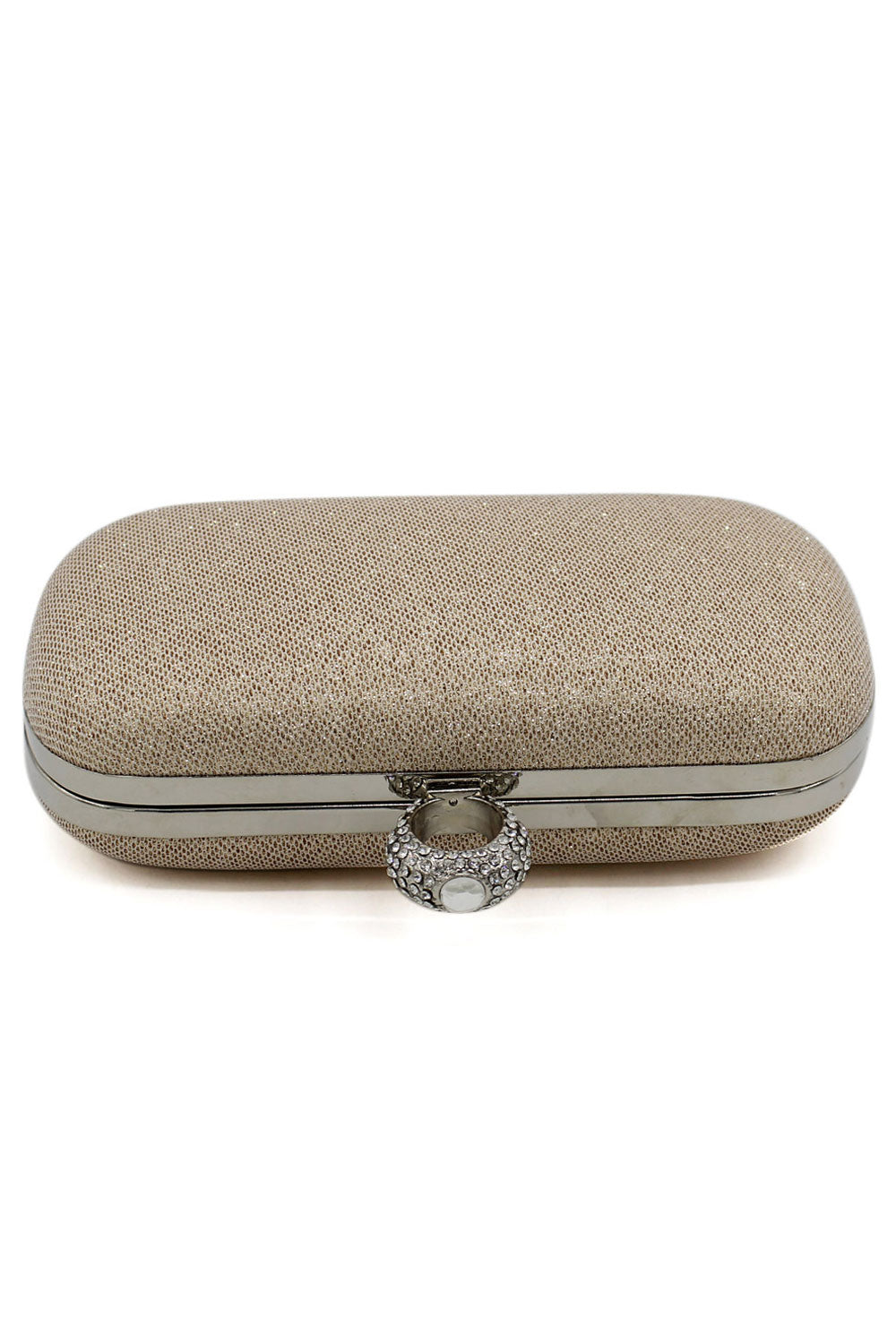 Women Fashion Ring Hook Closure Party Clutch