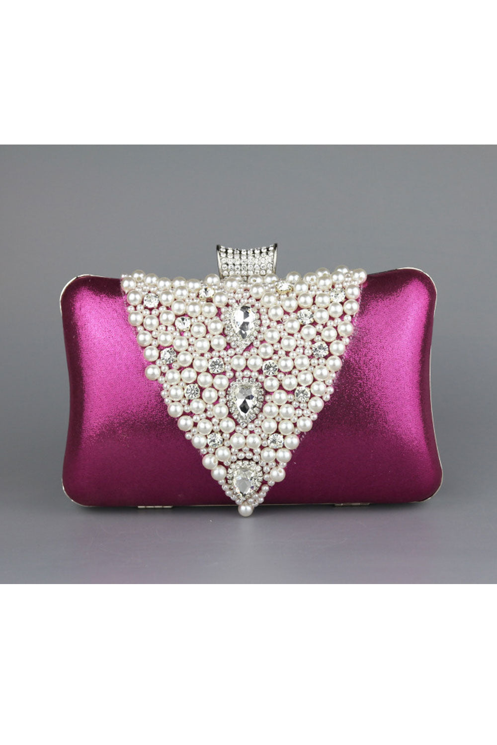 Women Pearls Rhinestone Fashion Party Handbag