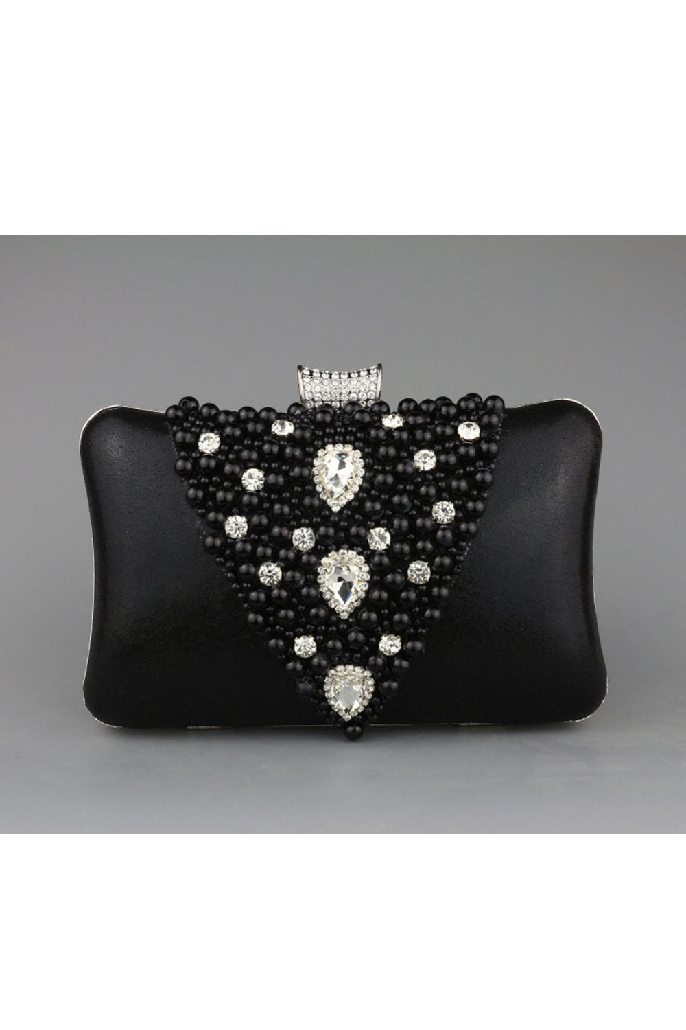 Women Pearls Rhinestone Fashion Party Handbag