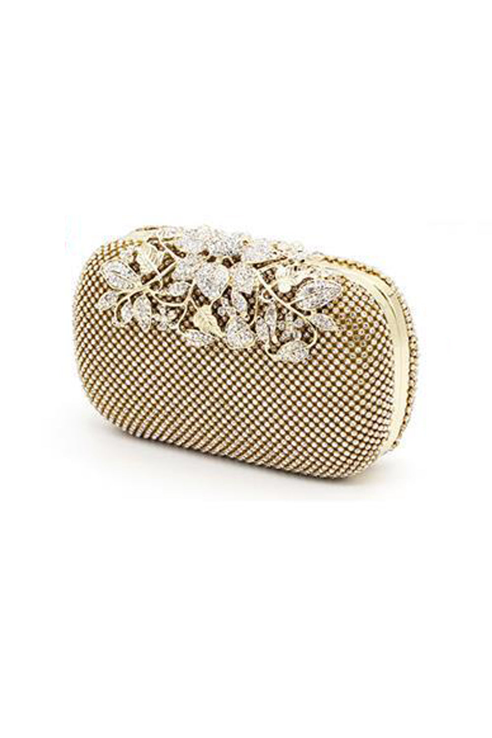Women Fashionable Beads Decorated Clutch Bag