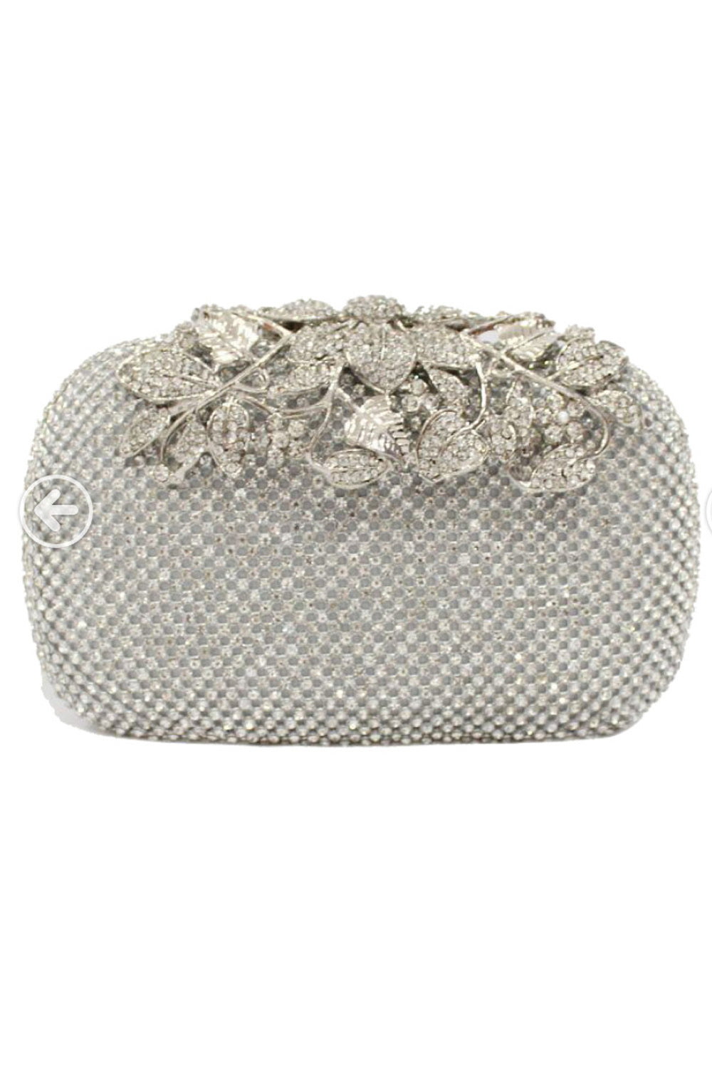 Women Fashionable Beads Decorated Clutch Bag