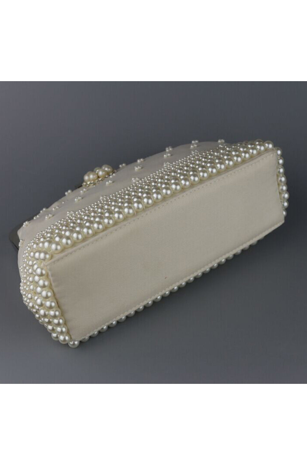 Women Fashion Pearls Designed Party Clutch Bag