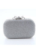 Women Rhinestone Designed Mini Clutch Bag