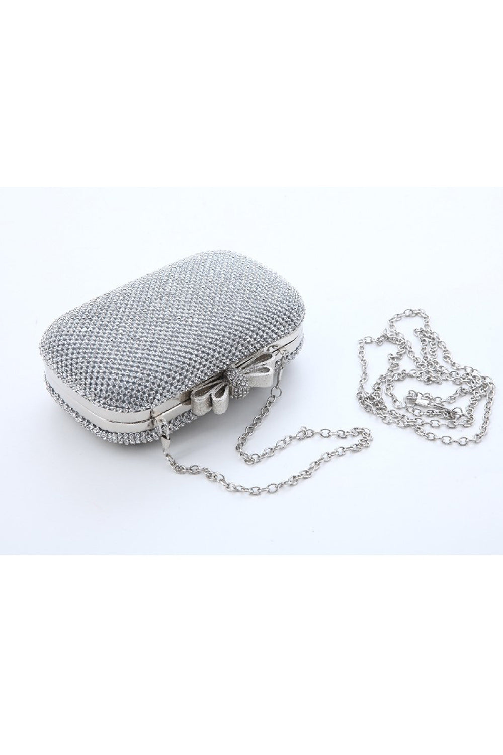 Women Rhinestone Designed Mini Clutch Bag