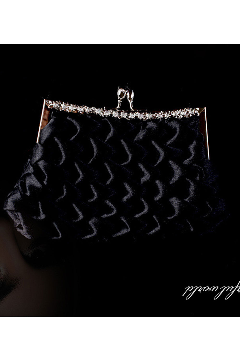 Women Charming Hook Closure Evening Clutch Bag
