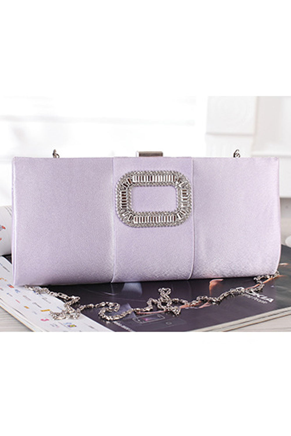 Women Fashion Rectangle Strap Clutch Bag