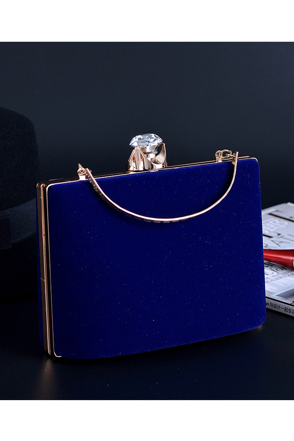 Women Slim Square Shaped Solid Colored Fashion Bag