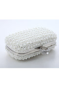 Women Pearls Decoration Handheld Fashionable Clutch Bag