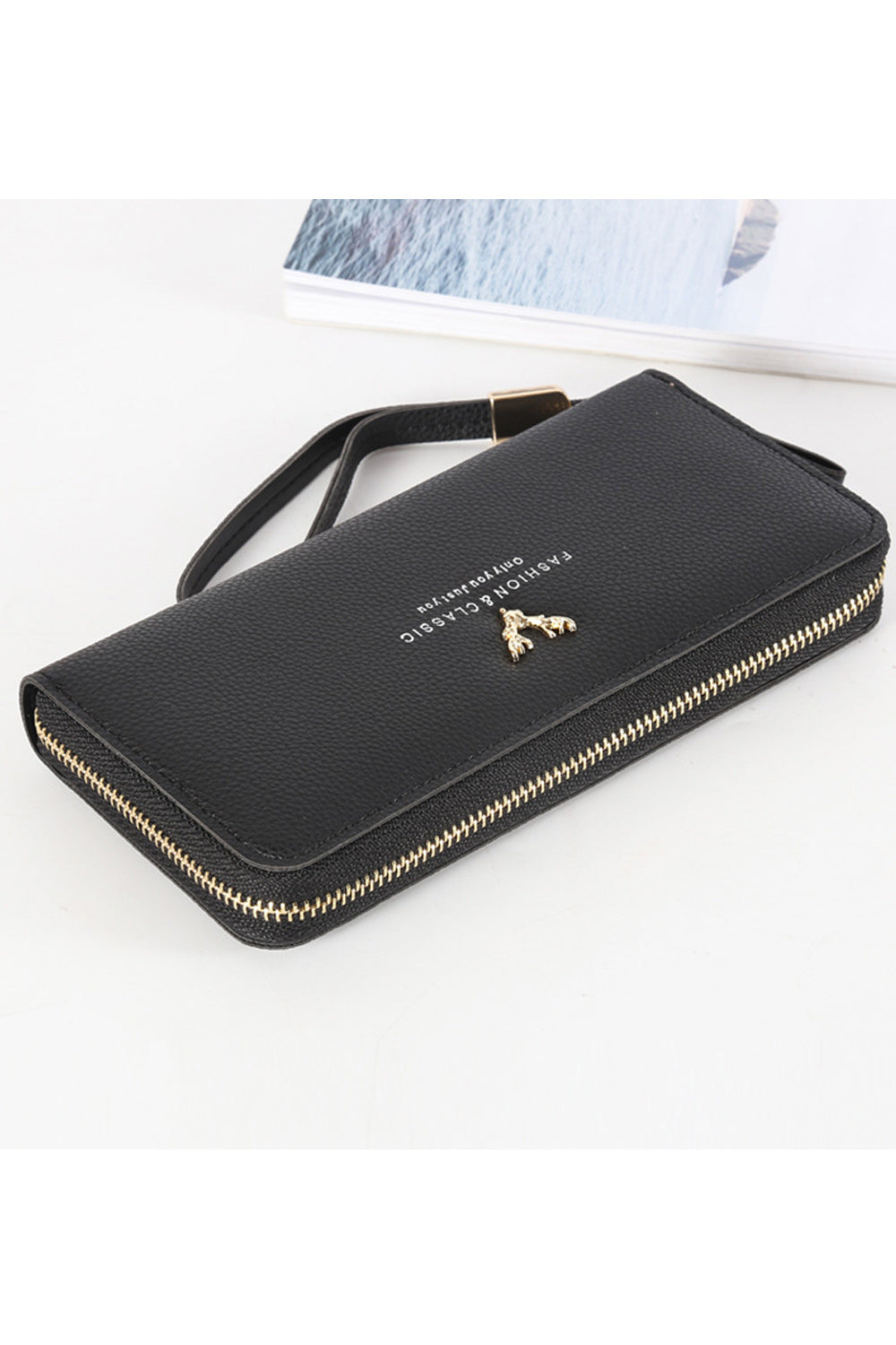 Women Hand Holding Smart Multi Card Holder Wallet