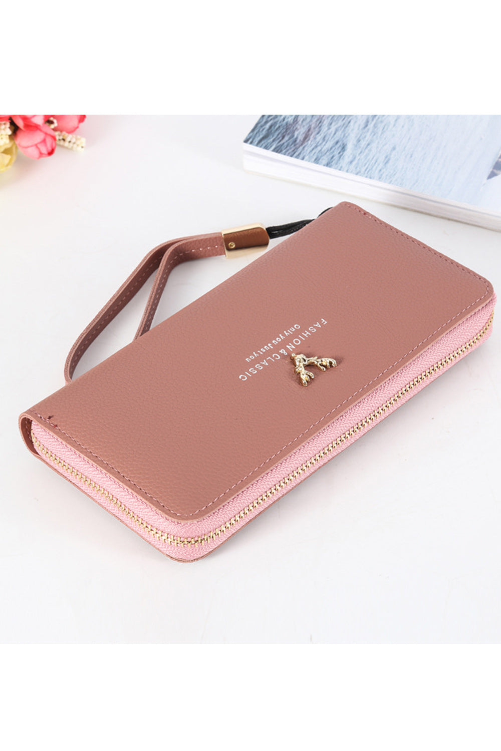 Women Hand Holding Smart Multi Card Holder Wallet