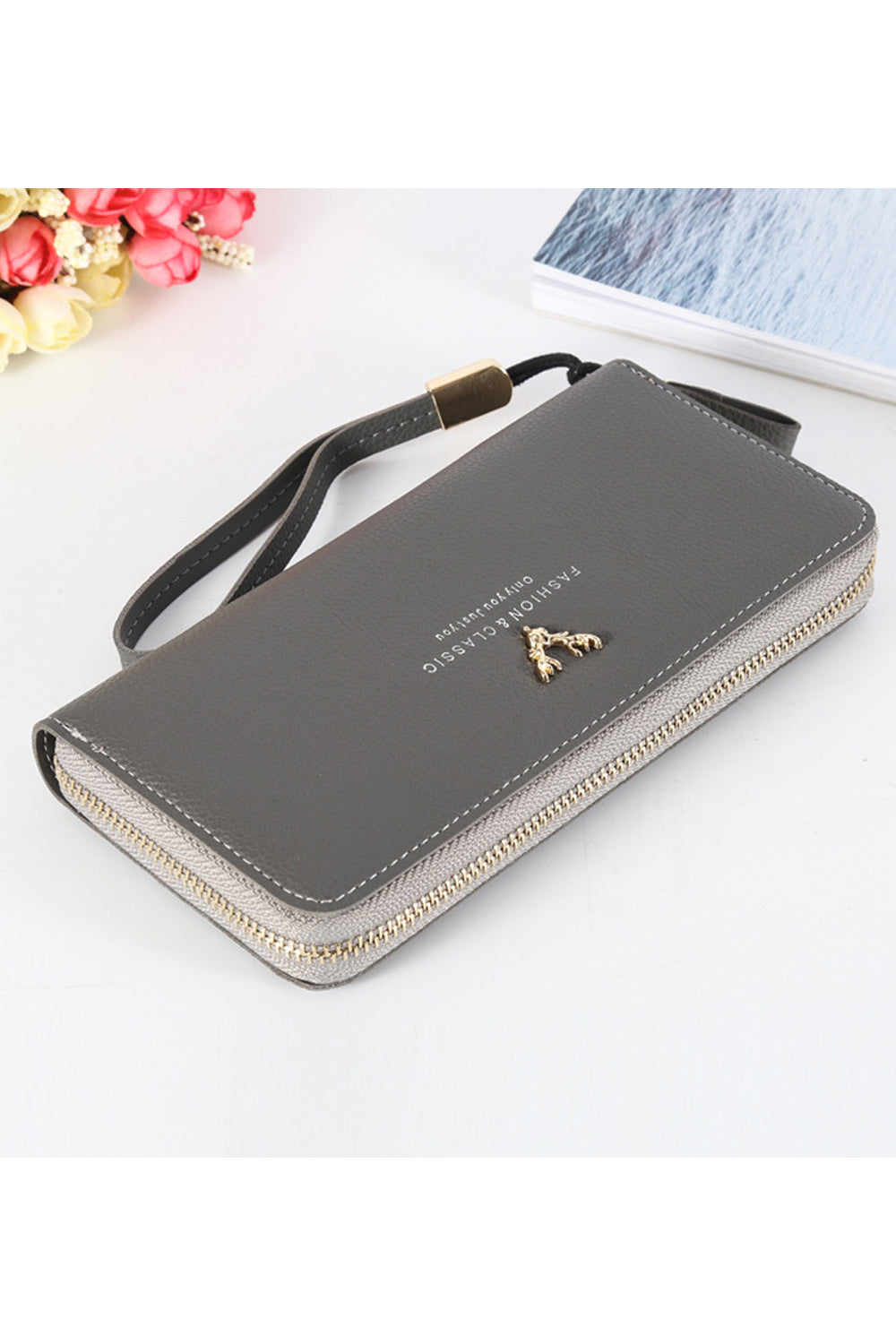 Women Hand Holding Smart Multi Card Holder Wallet
