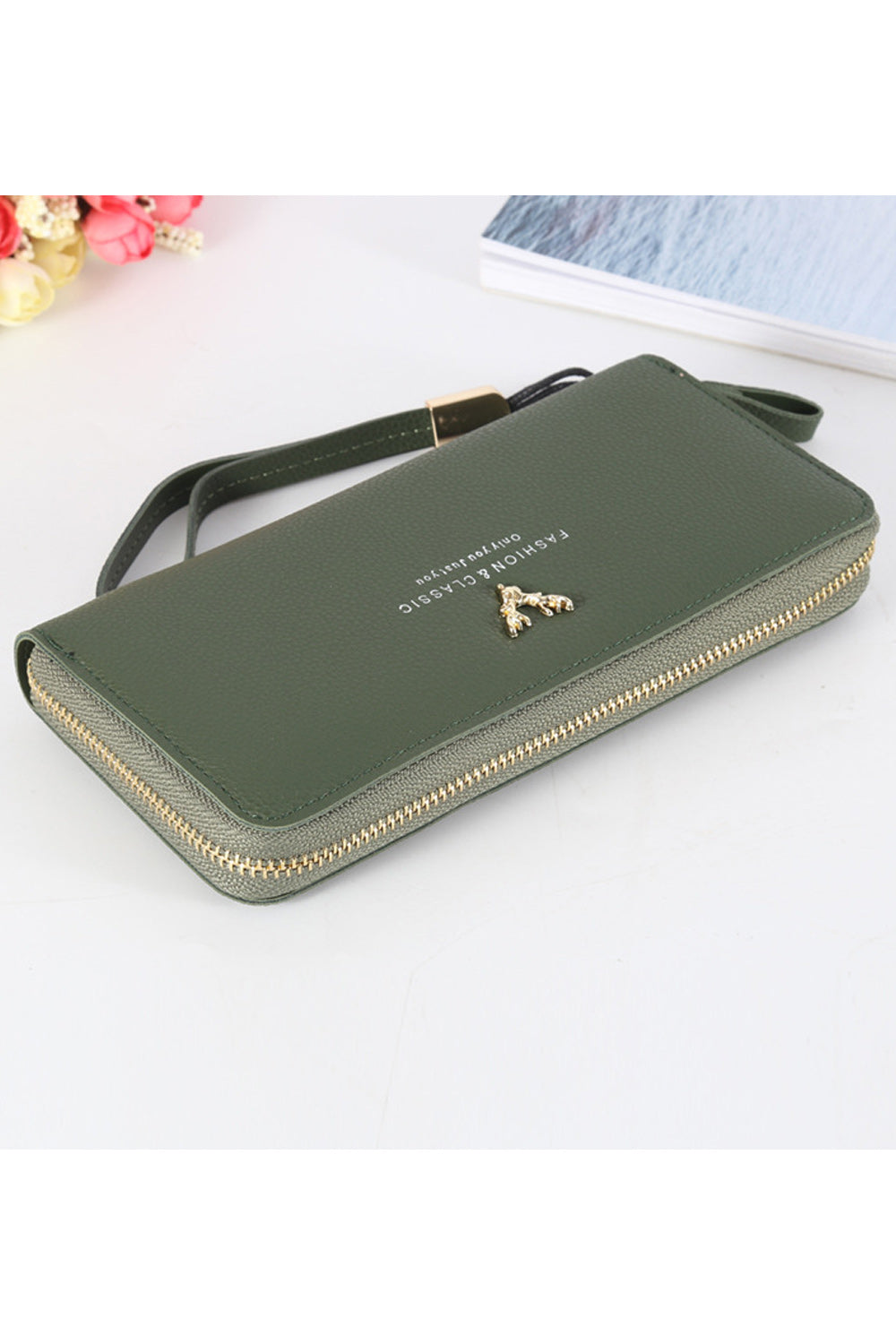 Women Hand Holding Smart Multi Card Holder Wallet
