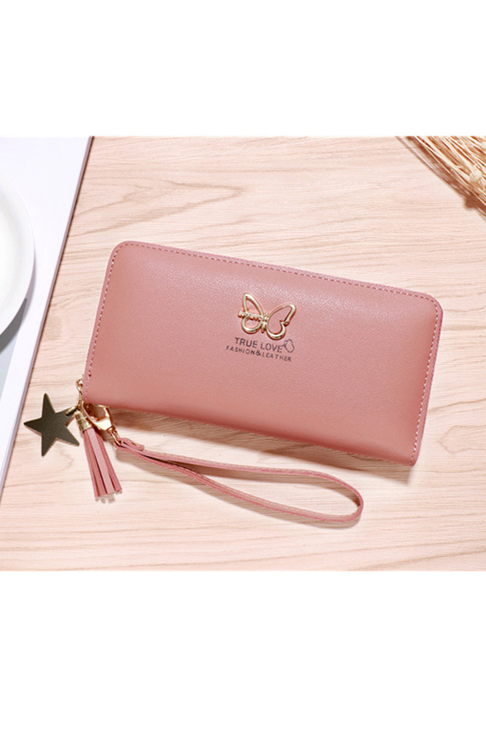 Women Horizontal Two Folds Card Holder Casual Wallet