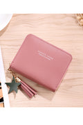 Women Multifunctional Zipper Two Folds PU Wallet