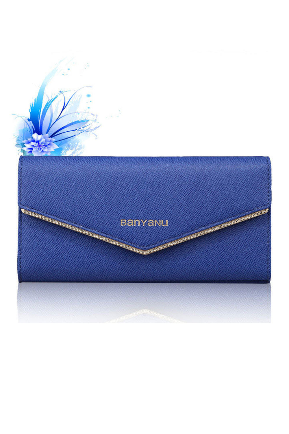 Women Three Fold Snap Closure Cash Holder Wallet