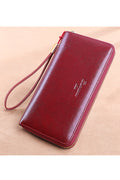 Women Multi Card Holder Zipper Clutch