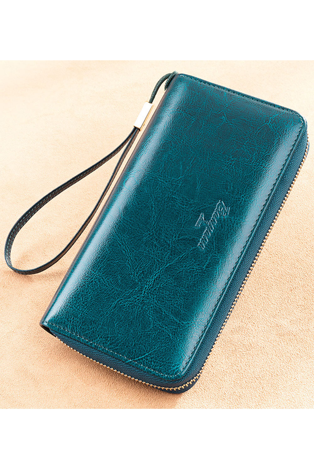 Women Multi Card Holder Zipper Clutch
