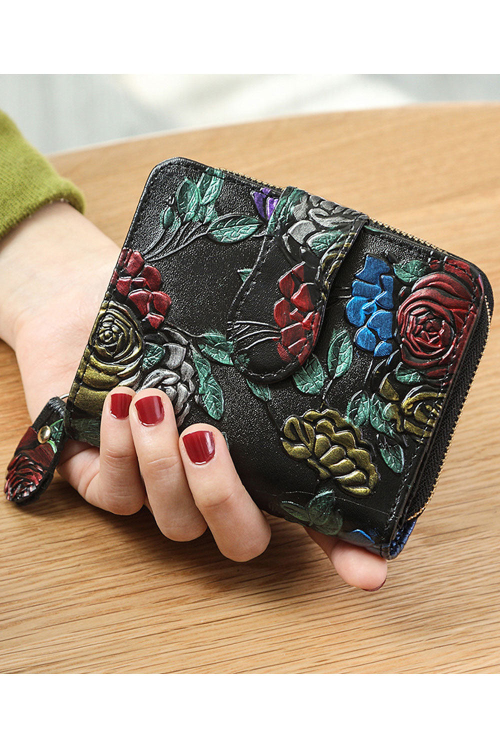 Women Butterfly Decoration Card Holder Casual Wallet