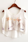 Women Cute Graphic Comfortable Cropped Camisole Top