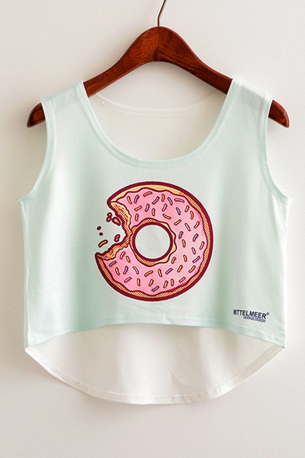 Women Donut Printed Relaxing Camisole Top