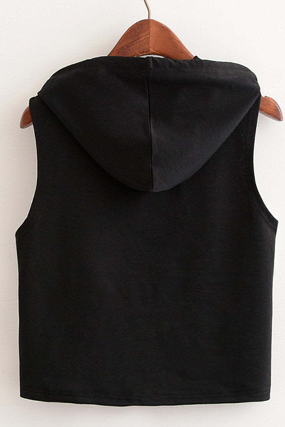 Women Graphic Pattern Hooded Neck Camisole Top