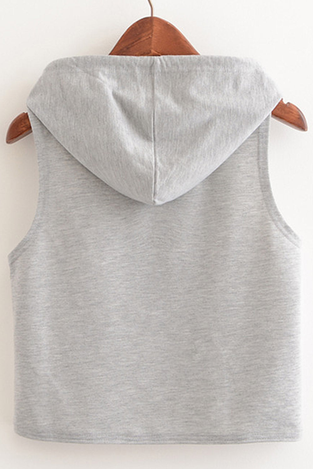 Women Graphic Pattern Hooded Neck Camisole Top