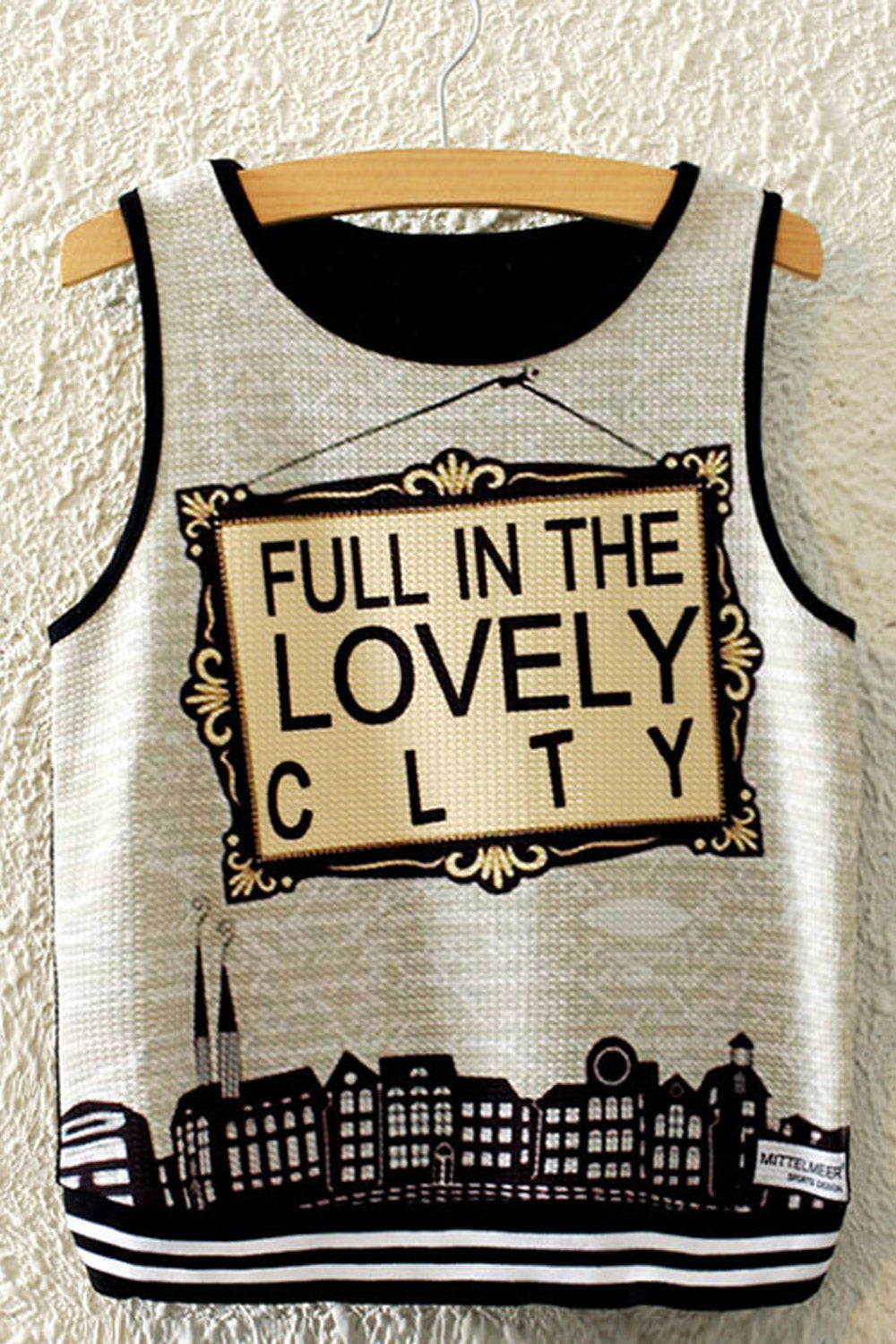 Women Colorful Print Elasticated Hem Camisole Top