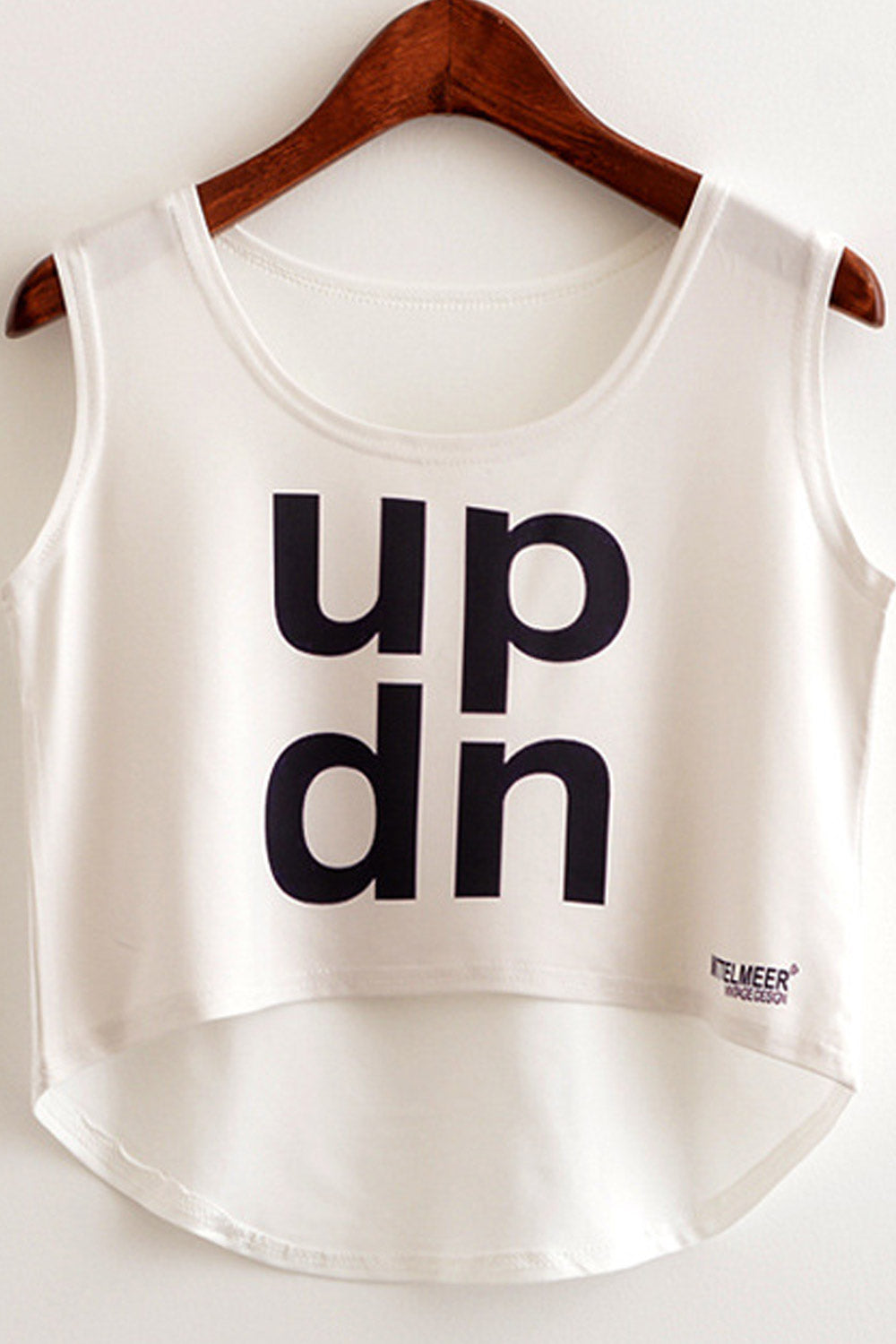 Women Graphic Printed Irregular Cute Camisole Top