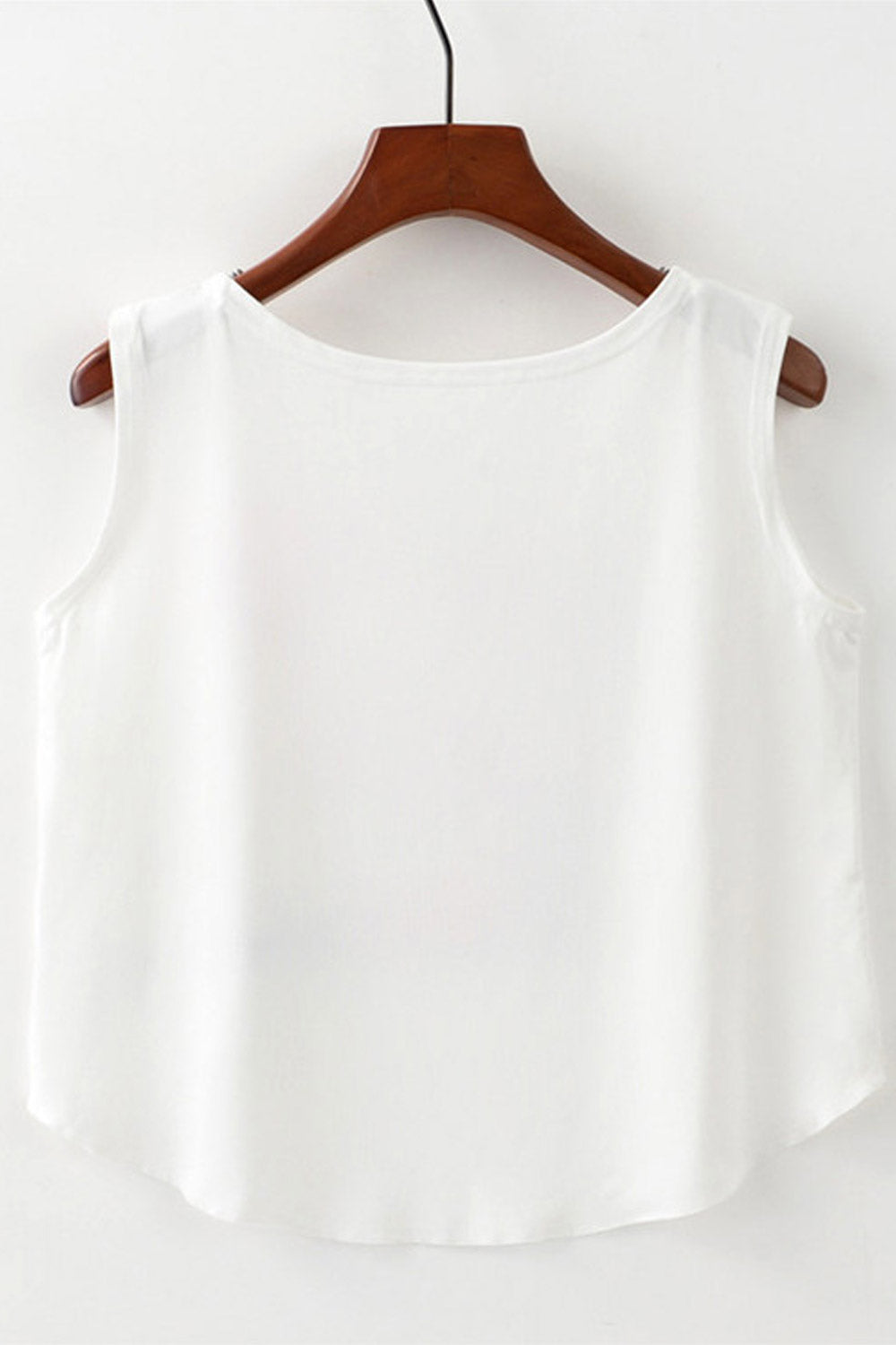 Women Rain Printed High Low Hem Camisole Top
