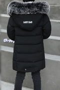 Kids Boys Autumn Winter Big Collar Warm Padded Jacket