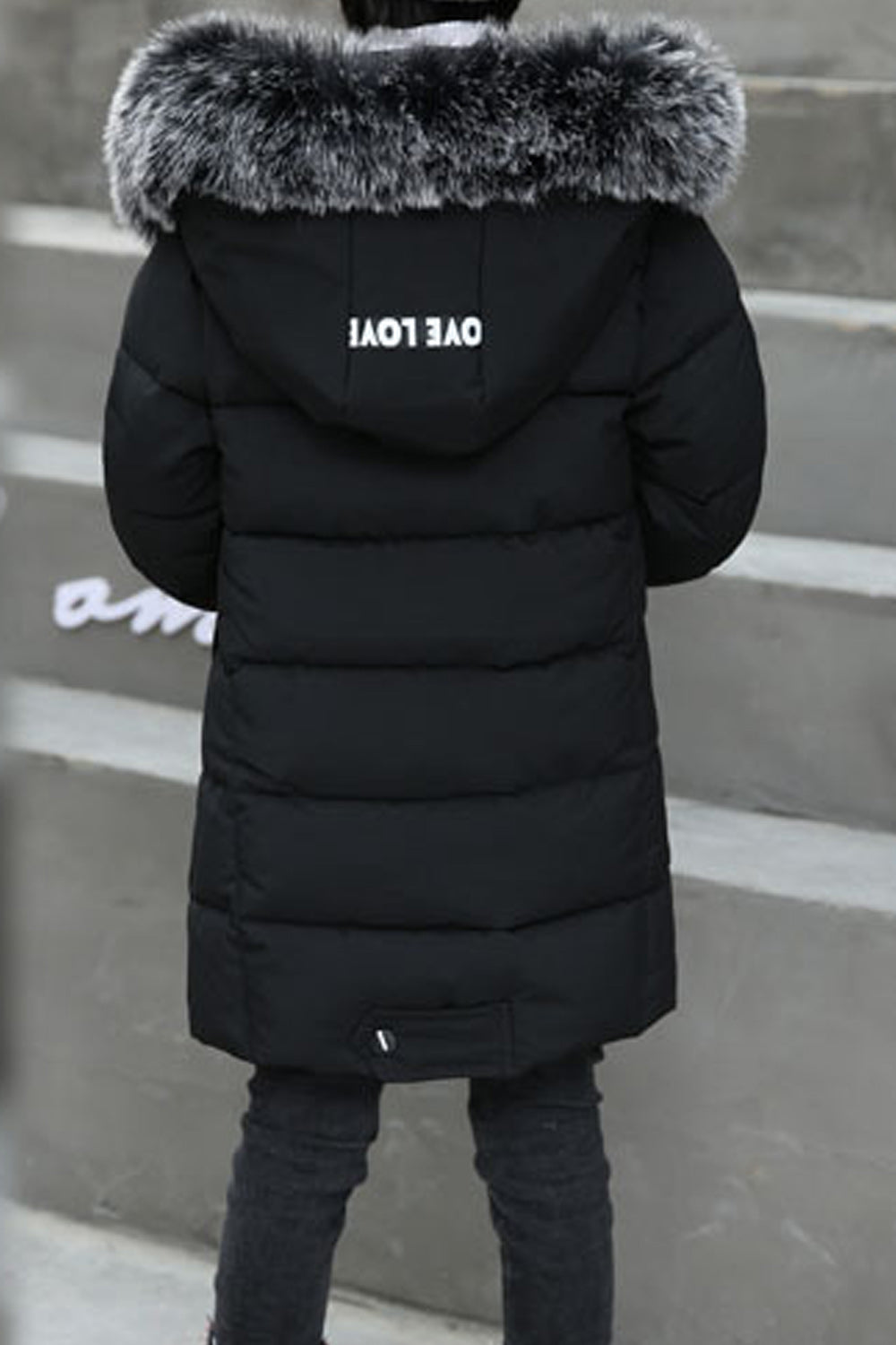 Kids Boys Autumn Winter Big Collar Warm Padded Jacket