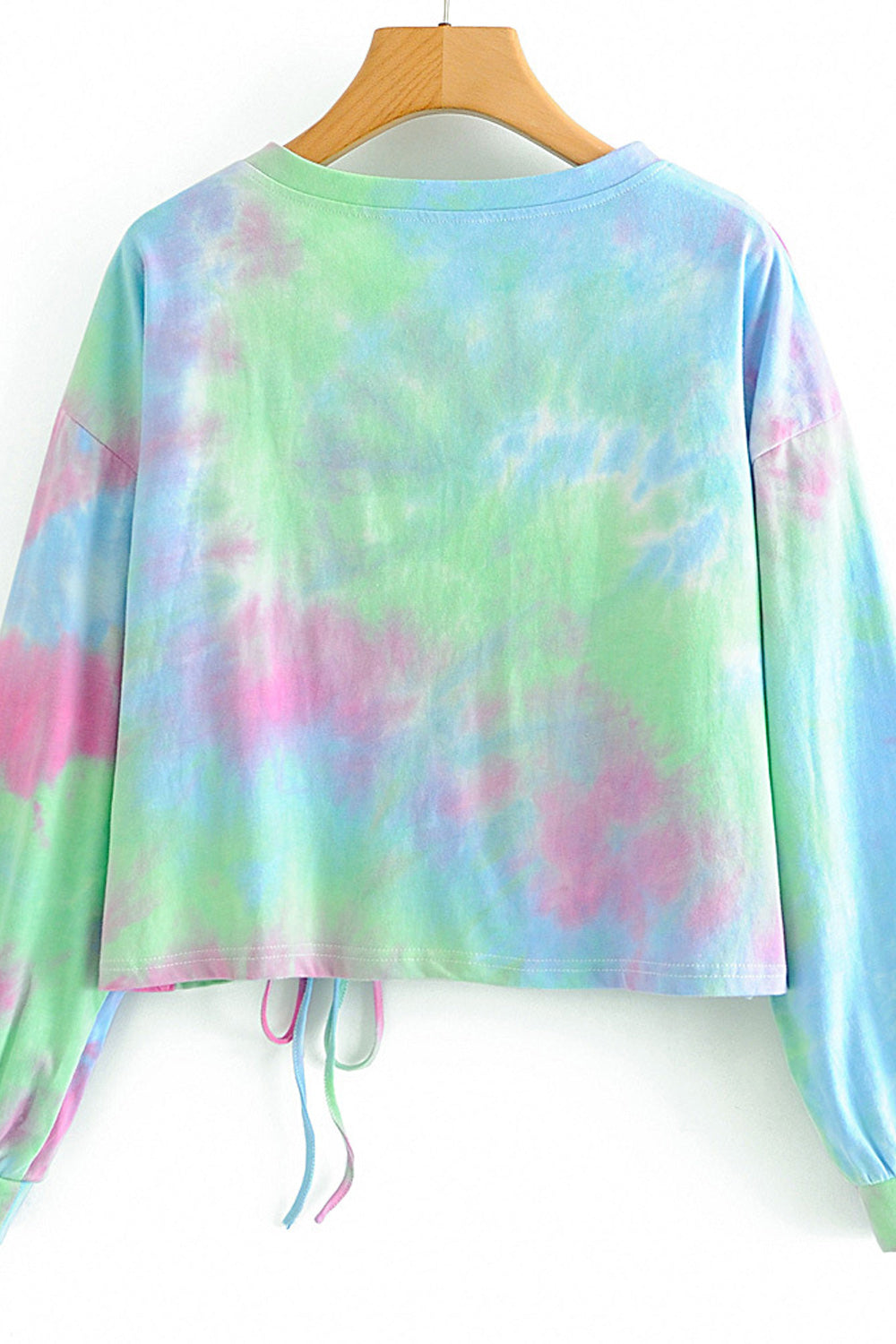 Women Round Neck Shaded Color Magnificent Long Sleeve Soft Sweatshirt