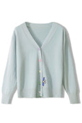 Women V-Neck Button Closure Warm Knit Autumn Winter Cardigan Women V-Neck Button Closure Warm Knit Autumn Winter Cardigan