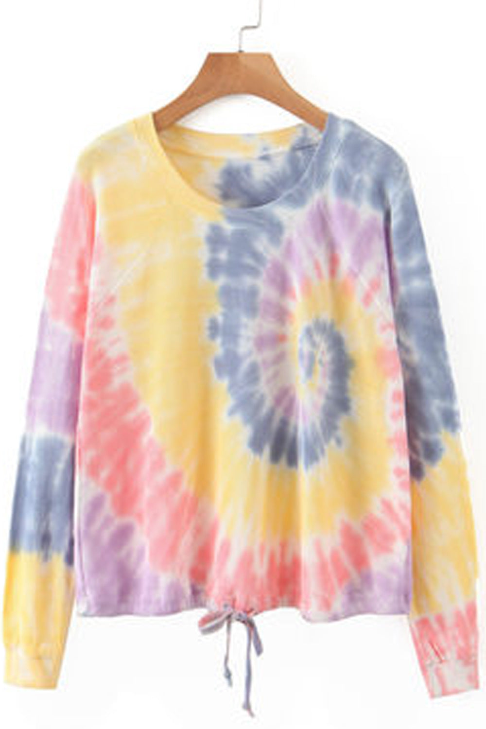 Women Comfortable Round Neck Printed Pattern Long Sleeve Soft Sweatshirt