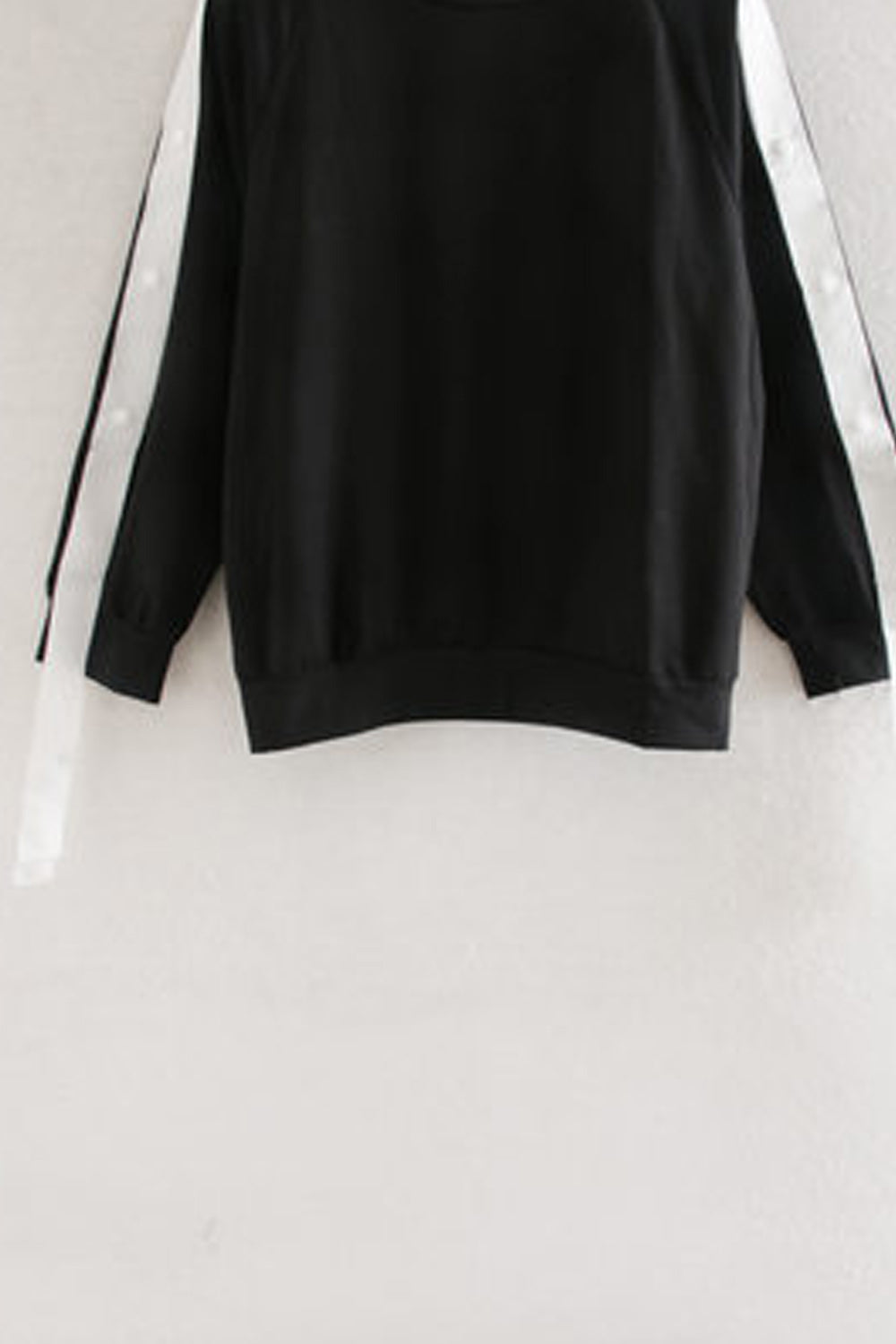 Women Micky Mouse Printed Ribbed Cuff Long Sleeve Elegant Sweatshirt