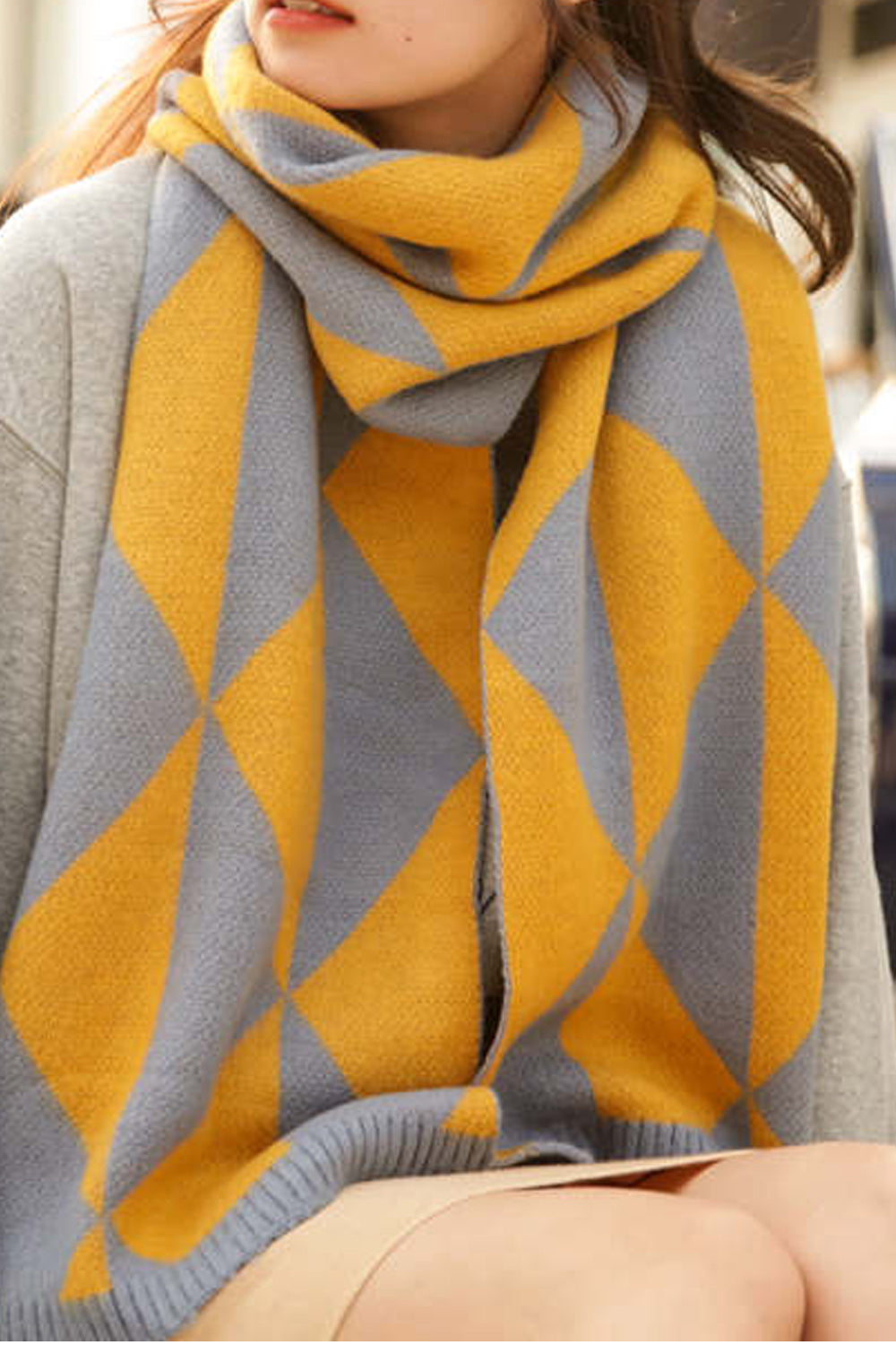 Women Soft Solid Colored Magnificent Winter Casual Muffler