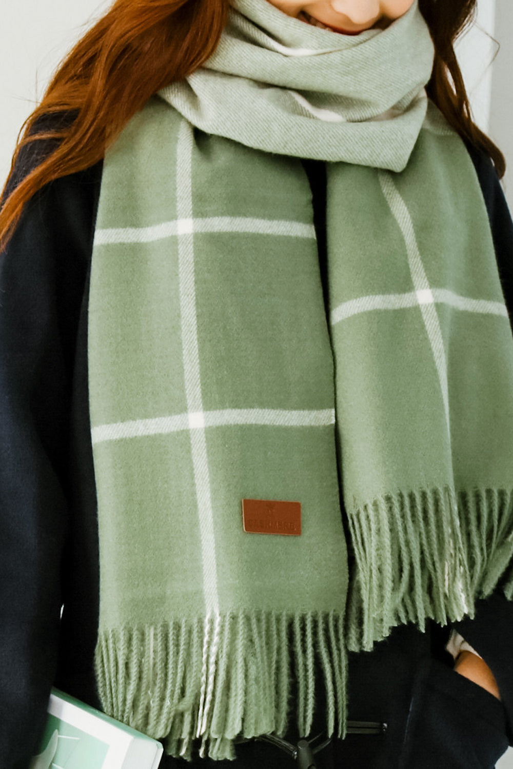 Women Perfect Casual Tassel Hem Solid Colored Muffler