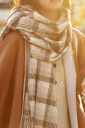 Women Thick Plaid Style Warm Comfortable Pretty Muffler