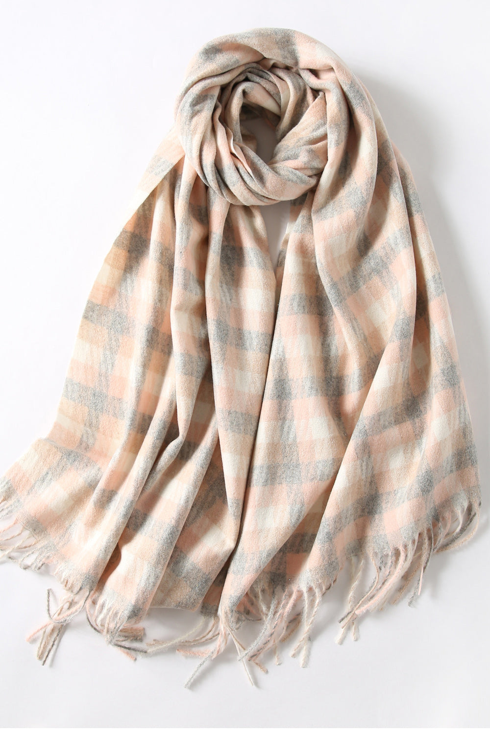 Women Thick Plaid Style Warm Comfortable Pretty Muffler