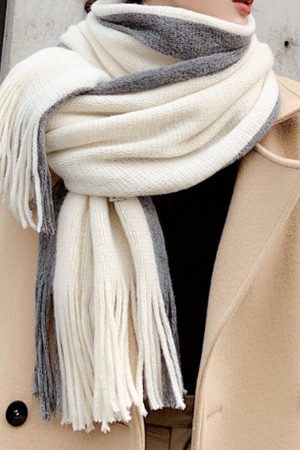 Women Classy Tassel Decorated Lightweight Beautiful Cozy Muffler