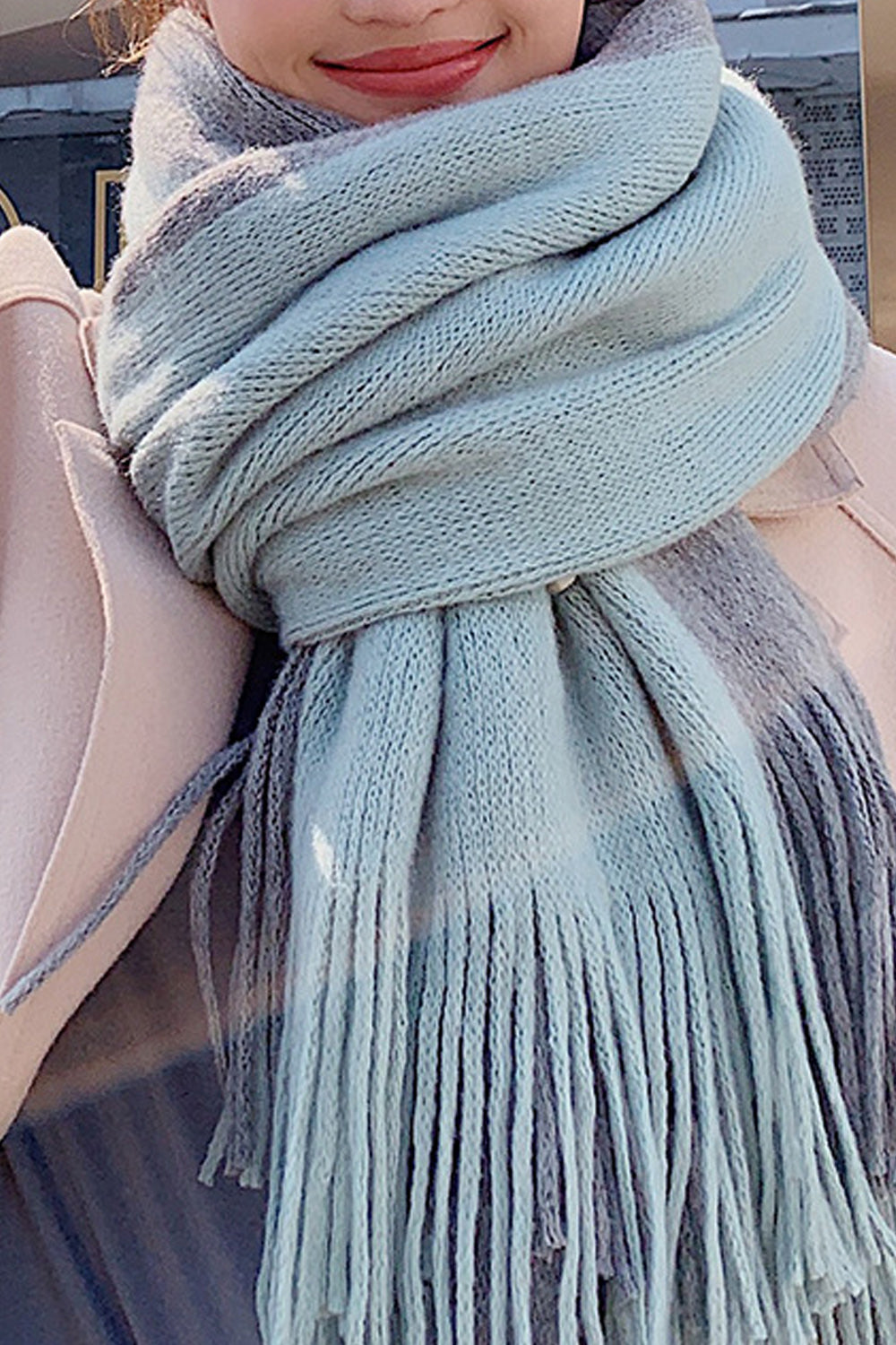 Women Classy Tassel Decorated Lightweight Beautiful Cozy Muffler