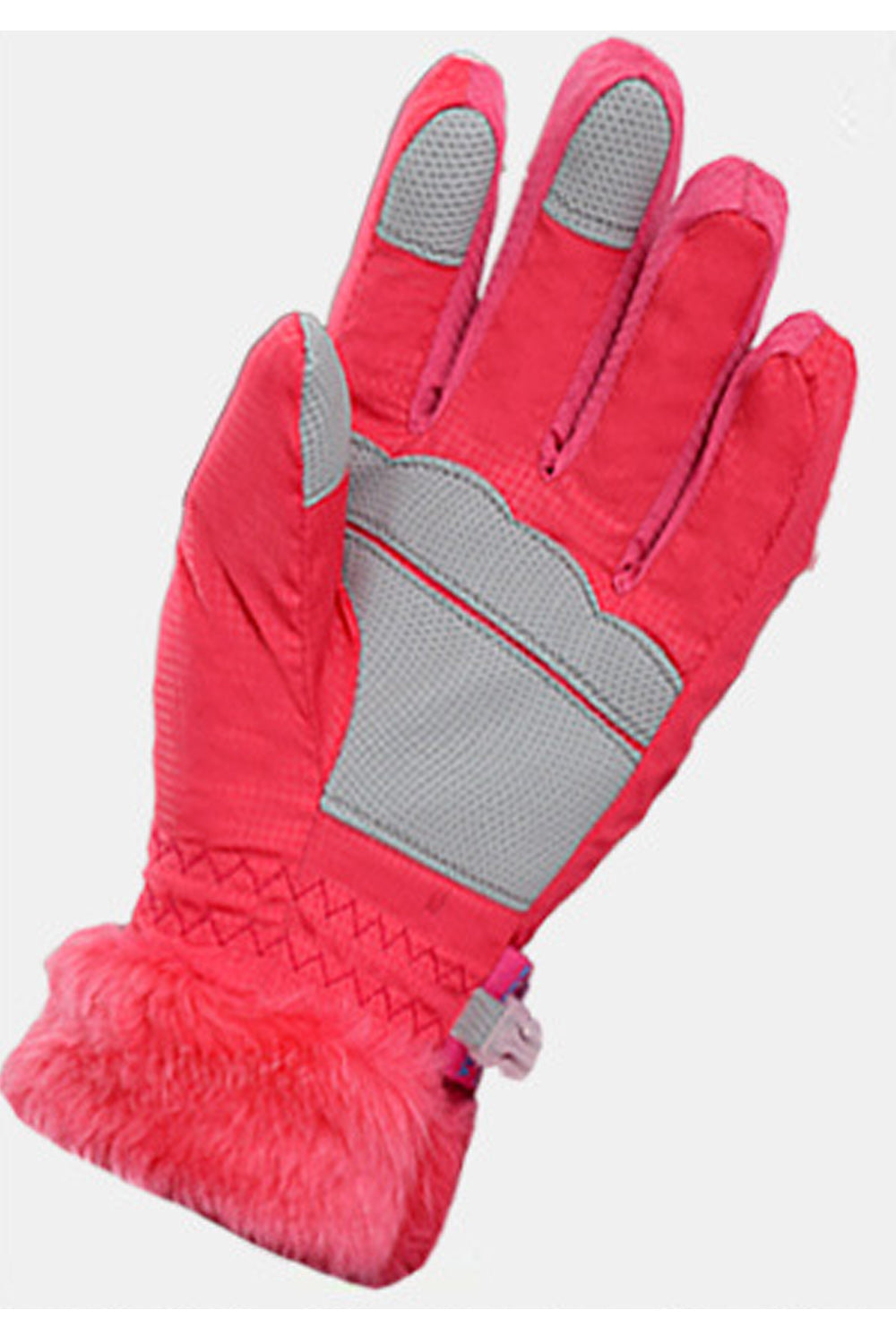 Women Cute Doll Print Windproof Thick Ski Goves