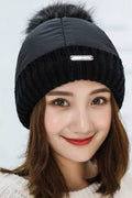 Women Windproof Ear Protection Warm Knitted Hat
