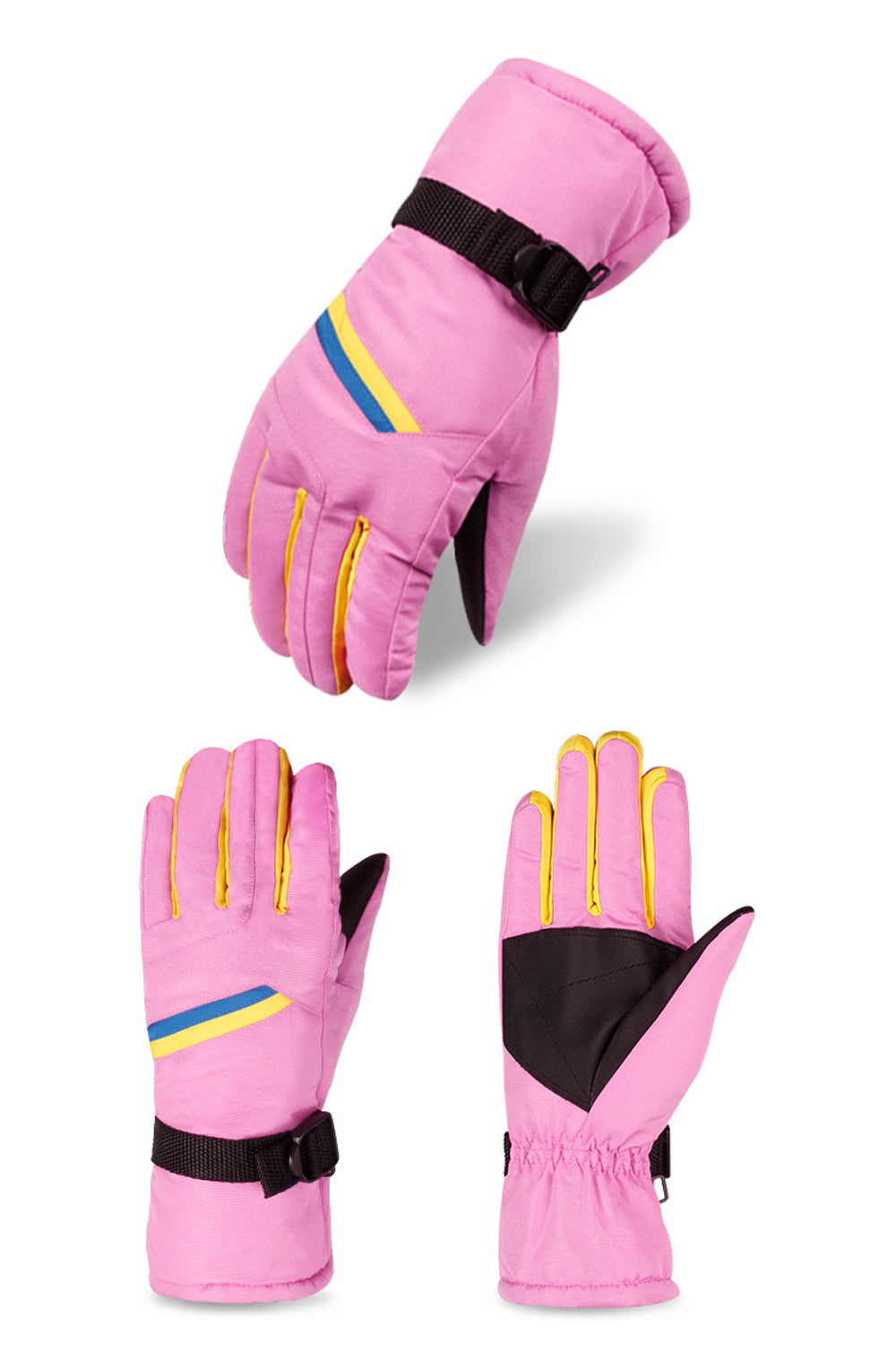 Women Warm Cold Protection Thick Outdoor Ski Gloves