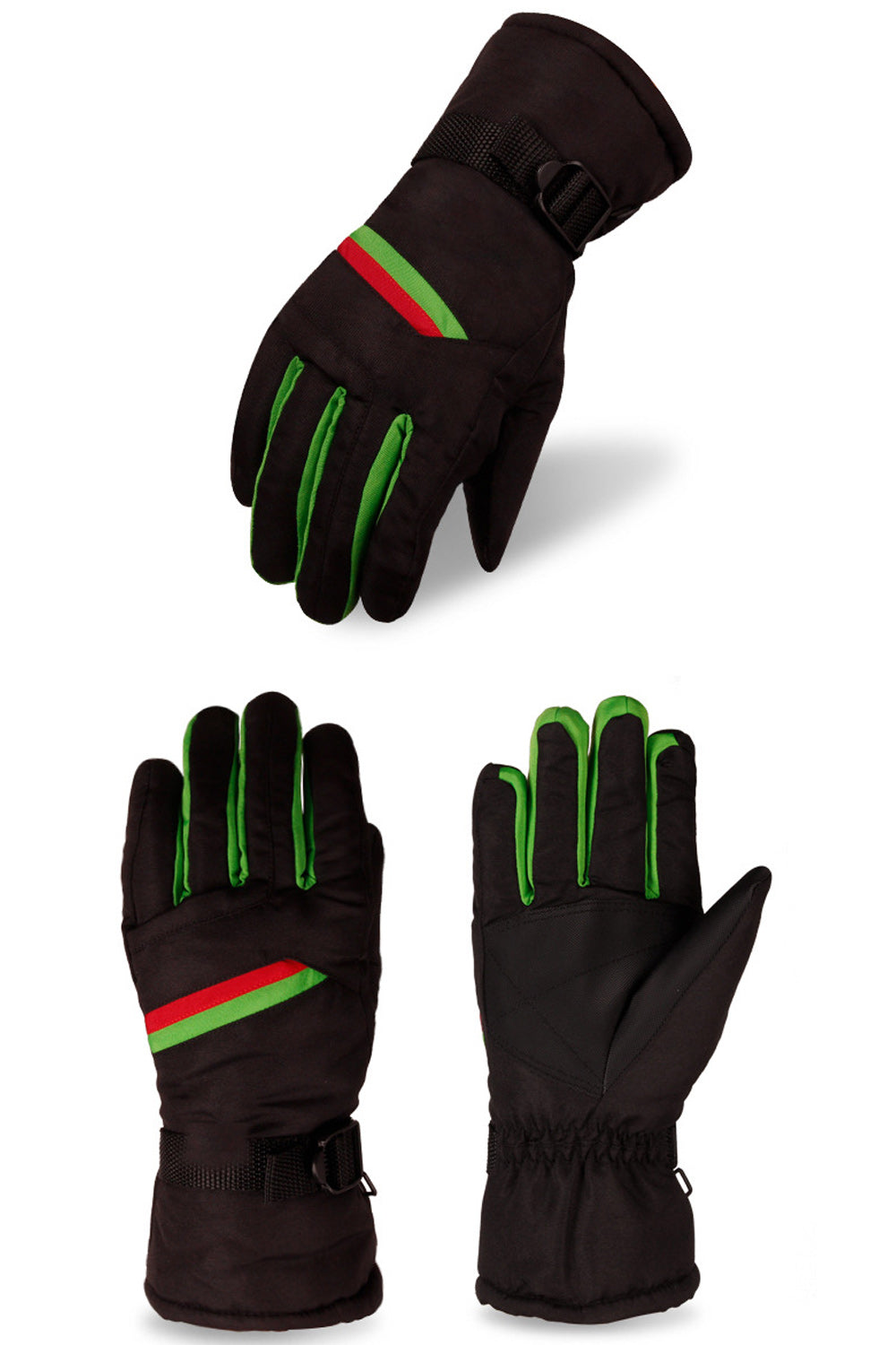 Women Warm Cold Protection Thick Outdoor Ski Gloves