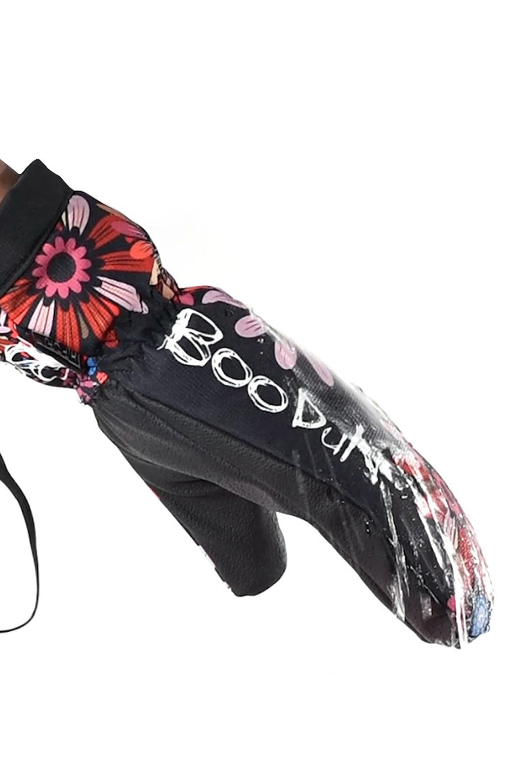 Women Beautiful Flower Print Thick & Warm Ski Gloves