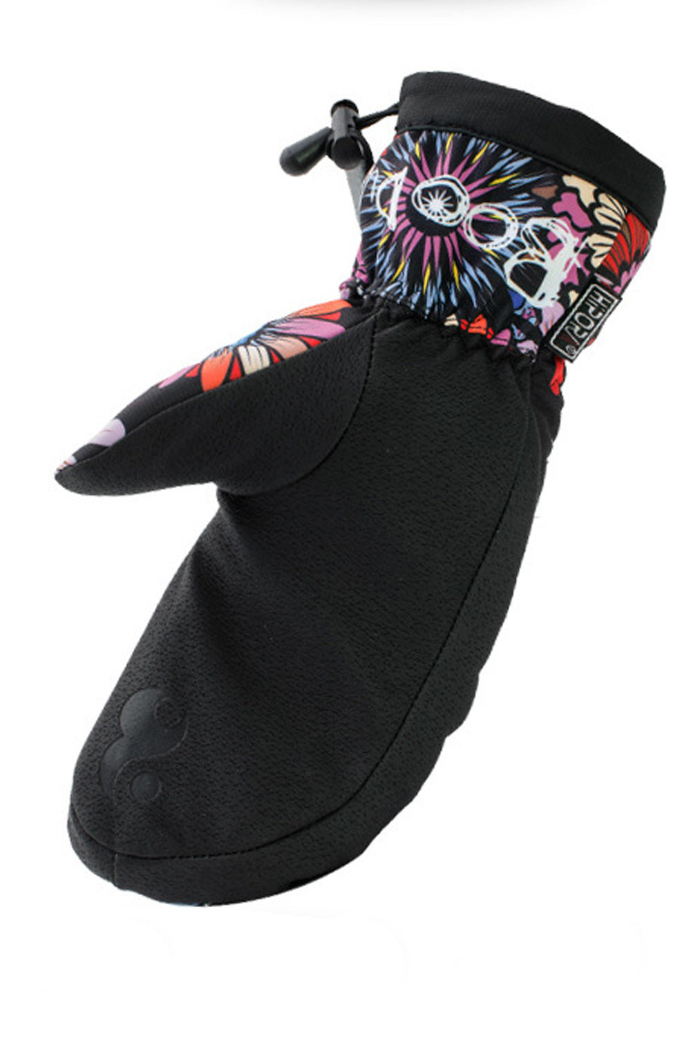 Women Beautiful Flower Print Thick & Warm Ski Gloves