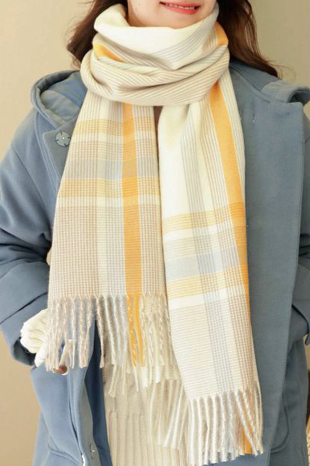 Women Breathable Long Length Cozy Classy Casual Muffler