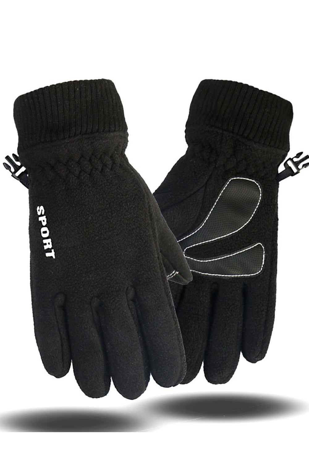 Women Thick Polar Fleece Windproof Winter Gloves